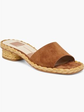 NEW Dolce Vita Dixi Slide Sandal in Brown Suede